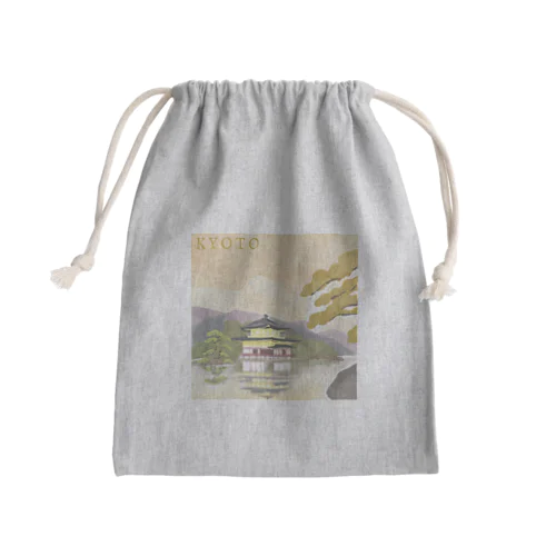 京都_01 Mini Drawstring Bag