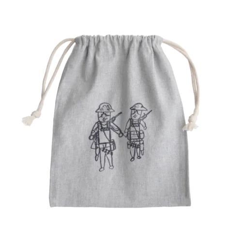 ぺぺとミミ永遠の戦い Mini Drawstring Bag