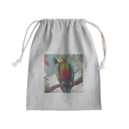 karafurインコ Mini Drawstring Bag