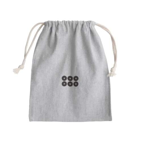 六文銭グッズ Mini Drawstring Bag