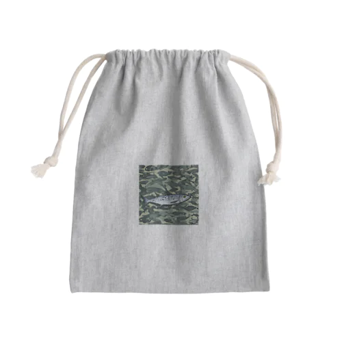 釣り好きサワラvr.2 Mini Drawstring Bag