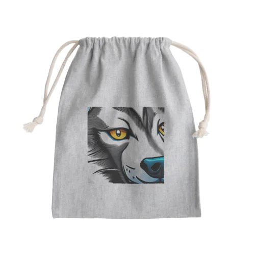 カッコイイ　犬 Mini Drawstring Bag