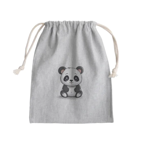 キュートパンダ Mini Drawstring Bag