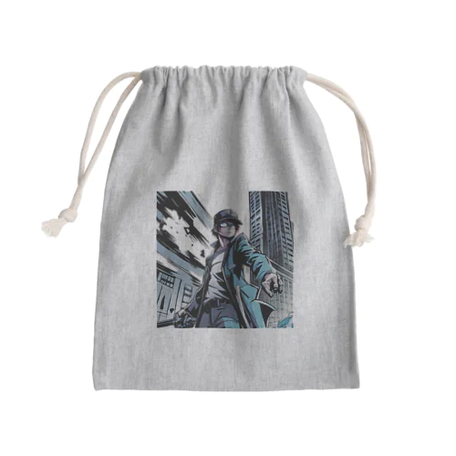 秘密のハンター Mini Drawstring Bag