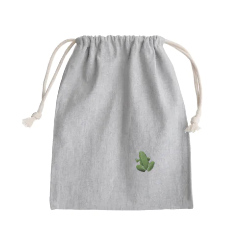 カエルのグッズ Mini Drawstring Bag