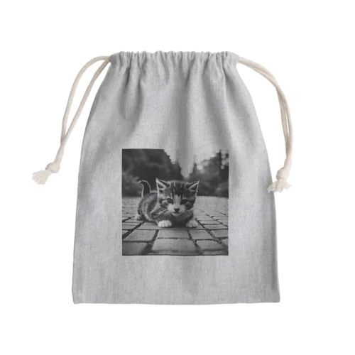 こんにちは Mini Drawstring Bag