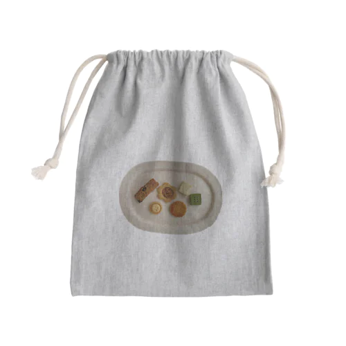 まるはちのにんきものたち Mini Drawstring Bag