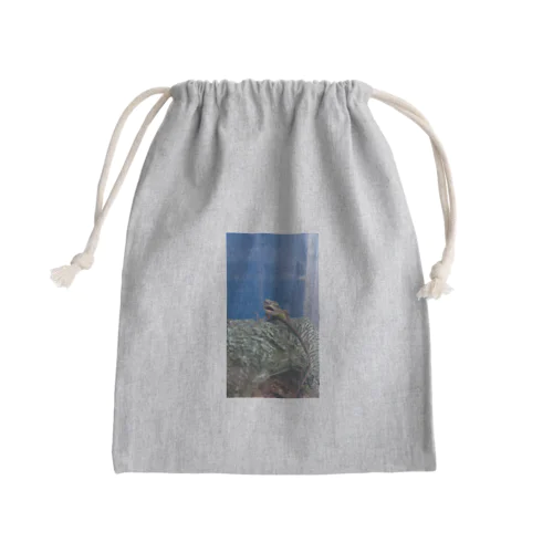 笑うトカゲ Mini Drawstring Bag