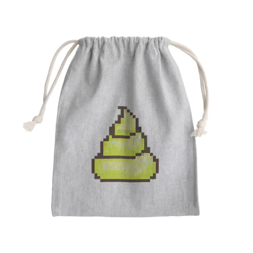 うんち（イエロー）| Poop (Yellow) Mini Drawstring Bag