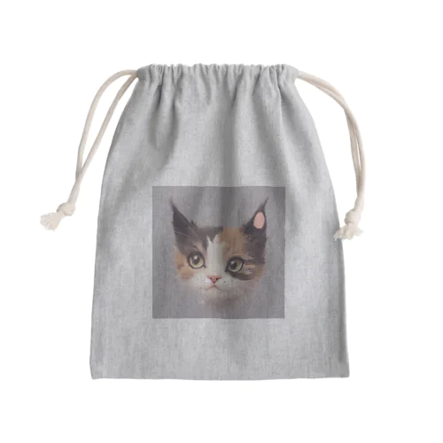 猫のマロンくん Mini Drawstring Bag