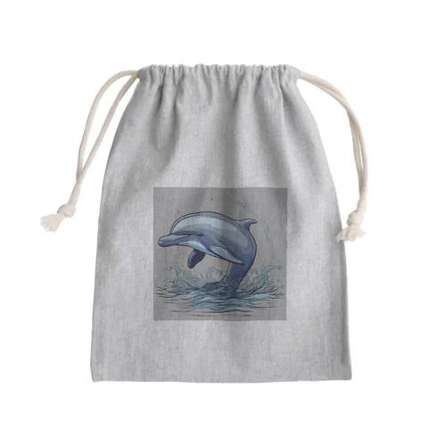 イルカ Mini Drawstring Bag