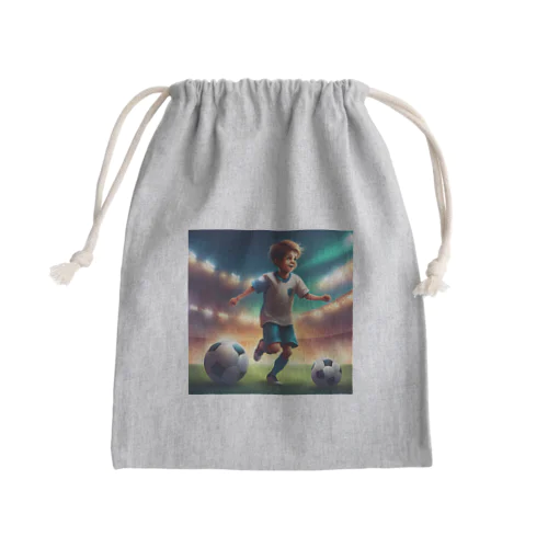 サッカー小僧 Mini Drawstring Bag