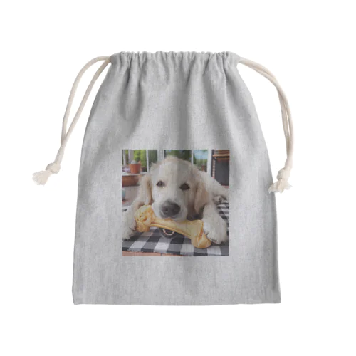 Bones & Dogs（骨 & 犬） Mini Drawstring Bag