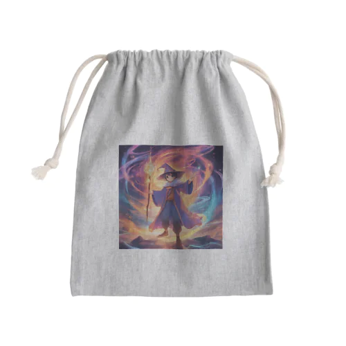 キュートなキャラクターたちの冒険 Mini Drawstring Bag