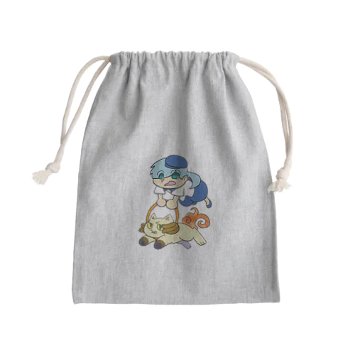 The Land of Cats-002 Mini Drawstring Bag