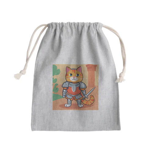 勇者猫 Mini Drawstring Bag