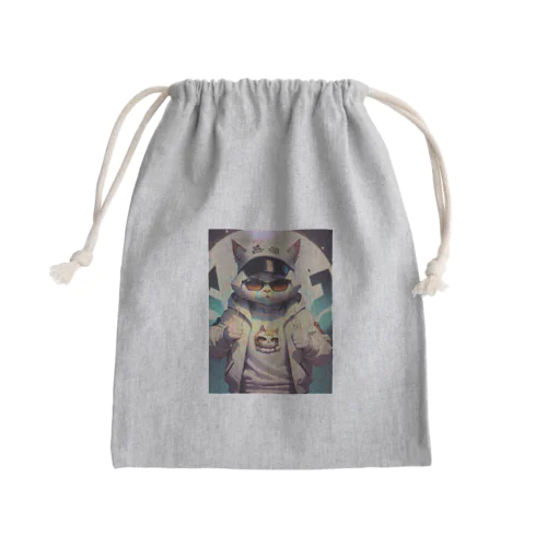 ドラ猫ギャング Mini Drawstring Bag