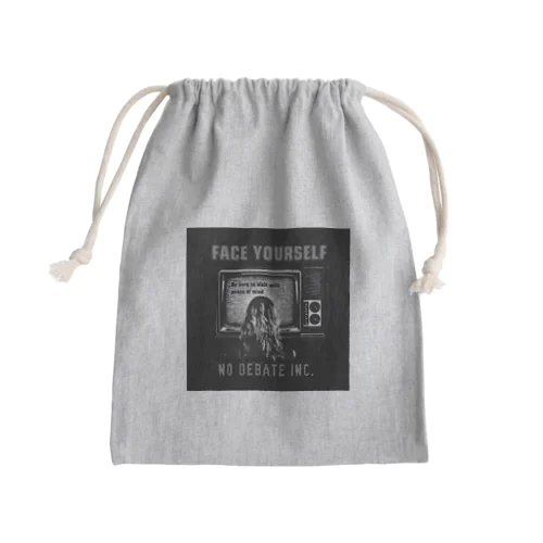 自分と向き合う Mini Drawstring Bag