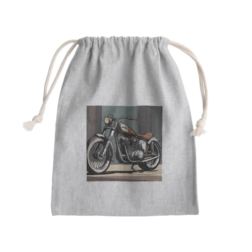 クラッシクなバイクのグッツ Mini Drawstring Bag