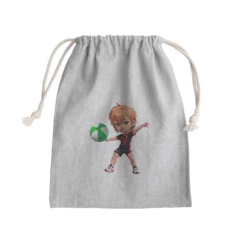 ビーチボールバレー（男子） Mini Drawstring Bag