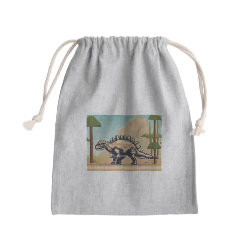 恐竜⑨ Mini Drawstring Bag