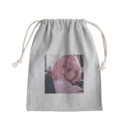 美容室 Mini Drawstring Bag