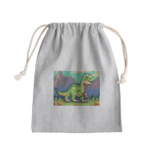 恐竜㉘ Mini Drawstring Bag