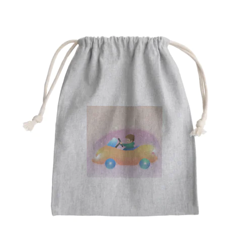 Go!Go!Car! Mini Drawstring Bag