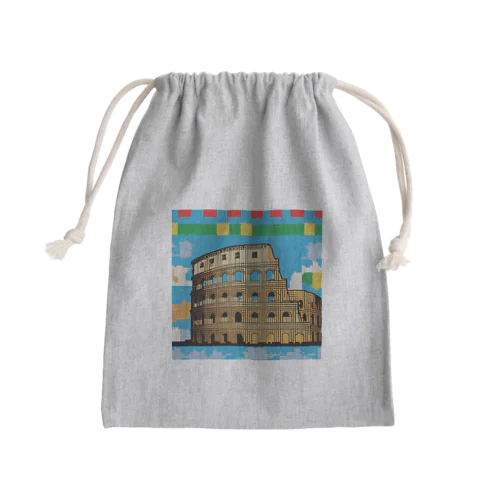 イタリア🇮🇹 Mini Drawstring Bag