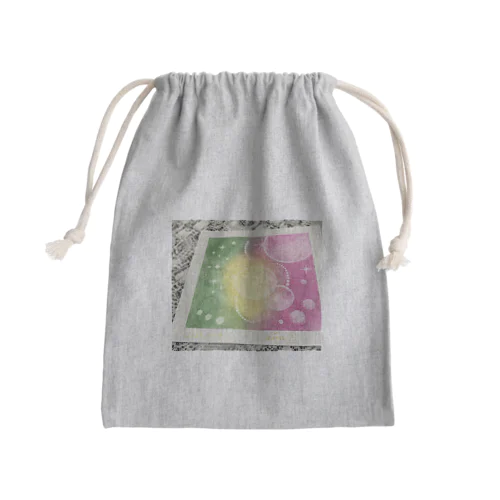 宇宙世界へ Mini Drawstring Bag