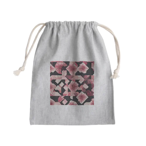 桜モダン Mini Drawstring Bag