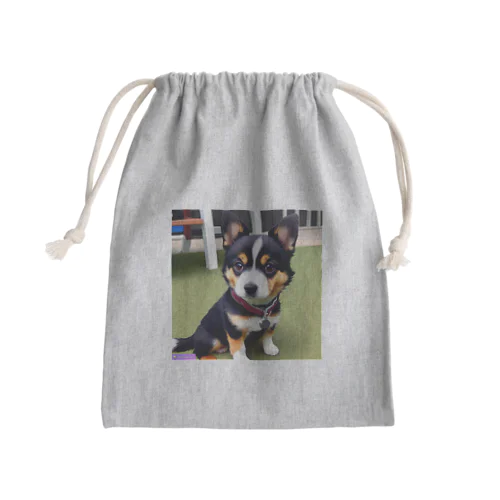 (*≧з≦)イヌのグッズ Mini Drawstring Bag