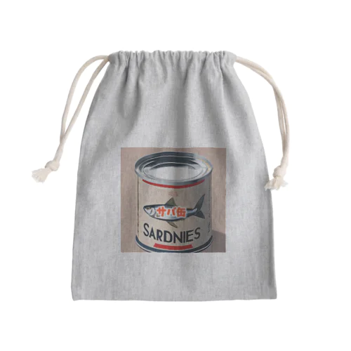 缶詰シリーズ！サバ缶 Mini Drawstring Bag