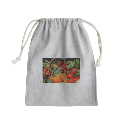 ベジタブル Mini Drawstring Bag