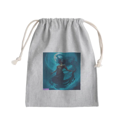 水瓶座 Mini Drawstring Bag