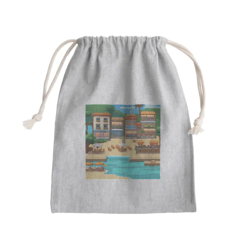 海のリゾート Mini Drawstring Bag