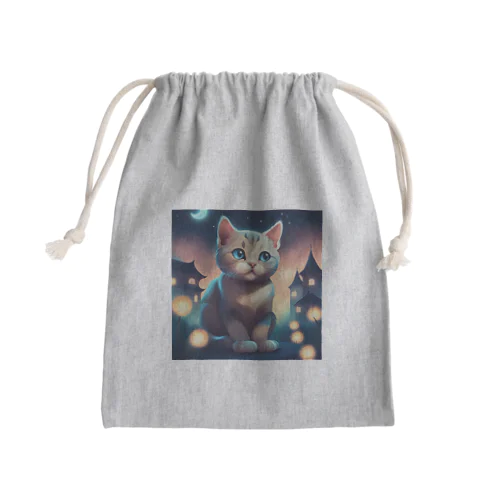 キュートキャットコーナー(Cute Cat Corner) Mini Drawstring Bag