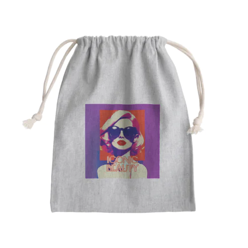 Iconic Beautyの女 Mini Drawstring Bag