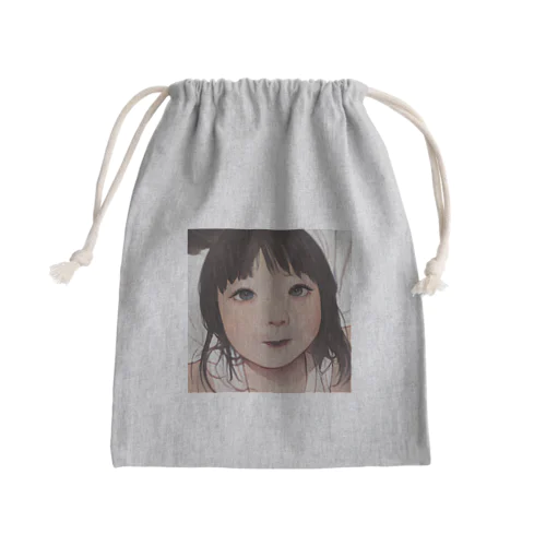 変顔？ Mini Drawstring Bag