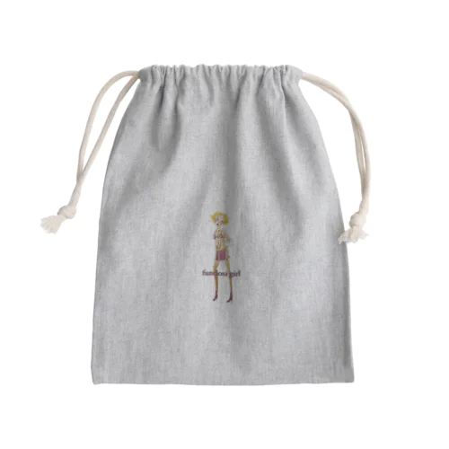 ふんどしがーる Mini Drawstring Bag