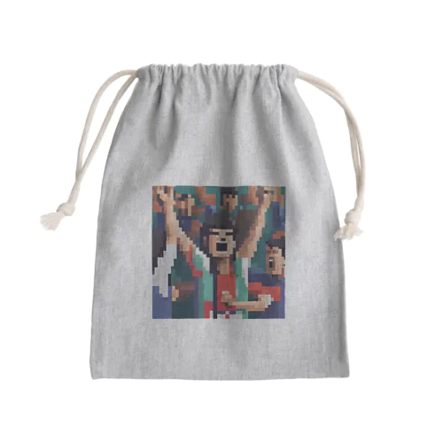 優勝イラストグッズ Mini Drawstring Bag