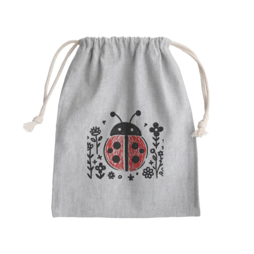 てんとう虫 Mini Drawstring Bag