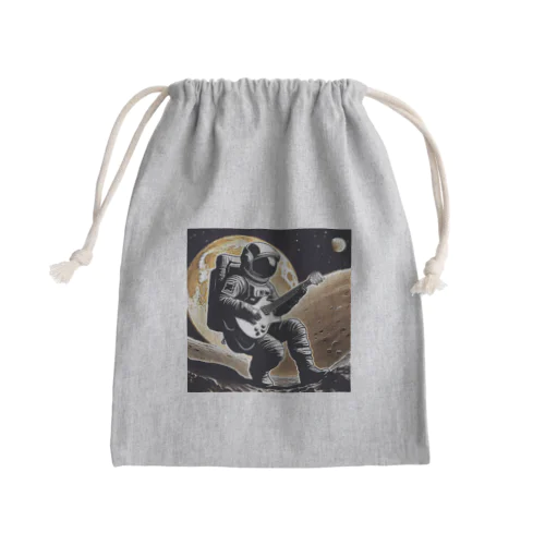 月面のギタリスト Mini Drawstring Bag