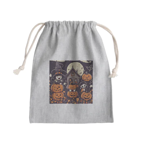 5歳のハロウィン Mini Drawstring Bag