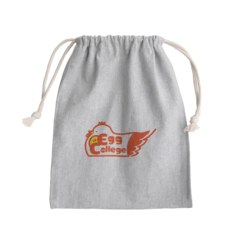 Egg college 公式 Mini Drawstring Bag