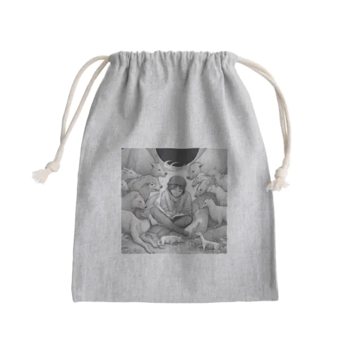 動物愛好家 Mini Drawstring Bag