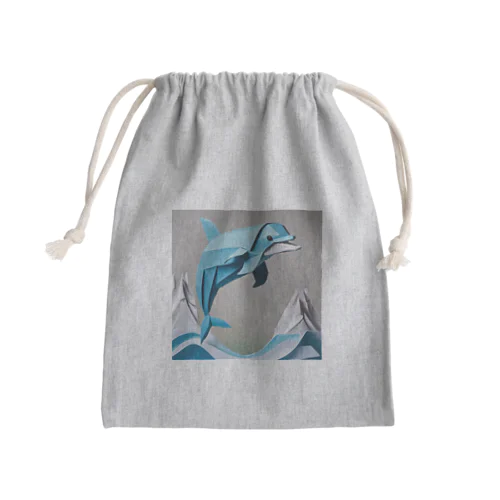 イルカ Mini Drawstring Bag