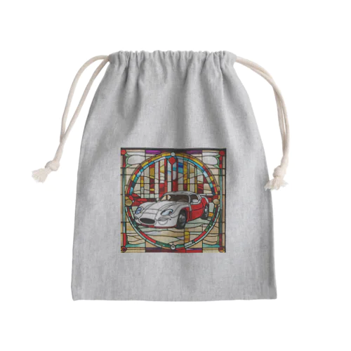 ポルシェ見えへん Mini Drawstring Bag