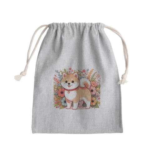 可愛い柴犬 Mini Drawstring Bag