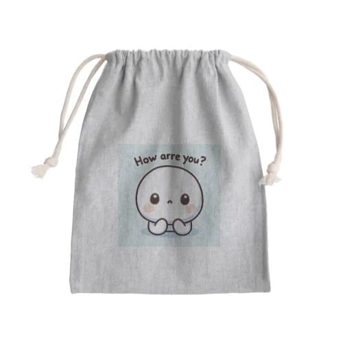 しずく Mini Drawstring Bag